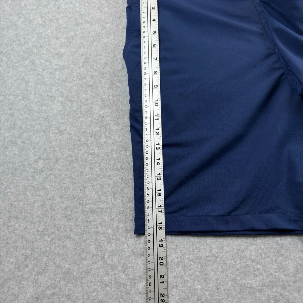 Turtleson Men's Performance Golf Stretch Golf Shorts Size38 Navy Flat Front NWOT